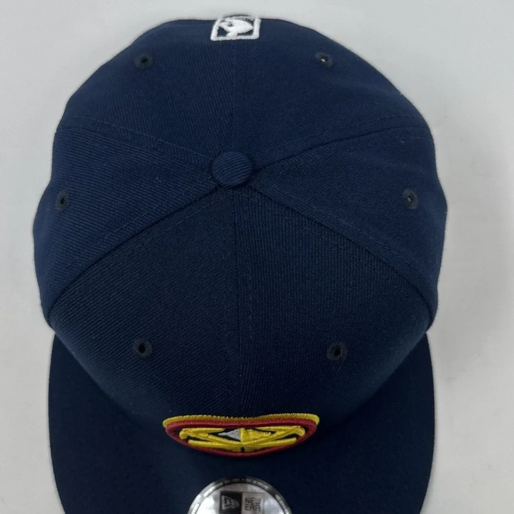 New Era 9FIFTY Denver Nuggets Snapback Hat Navy Blue NBA Alternate Pickaxe NWT